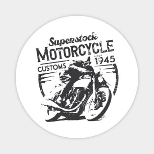 Vintage Superstock Motorcycle Customs Magnet